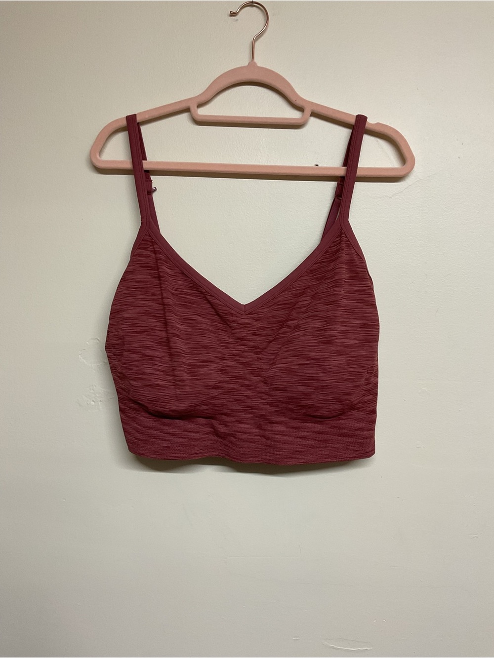 Old Navy Dusty Rose Seamless Bralette Tank